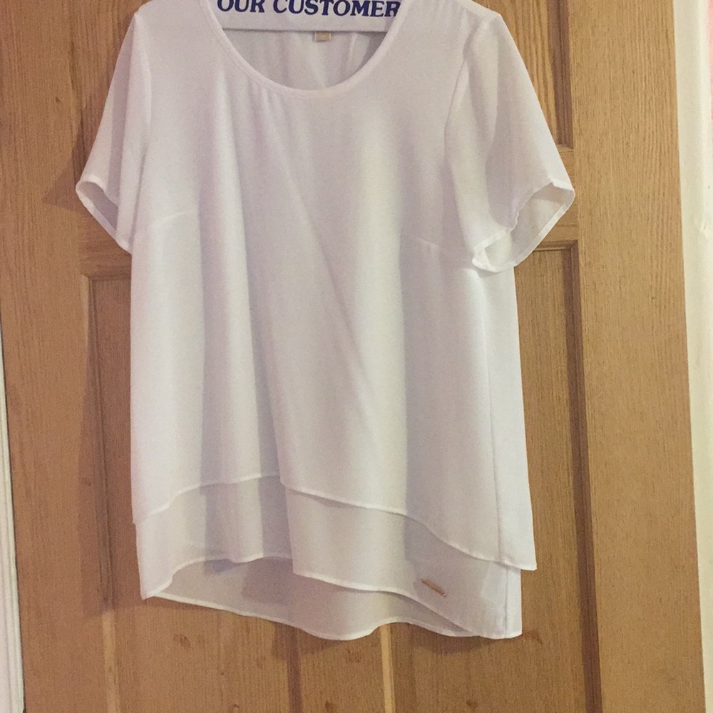 Michael Kors White Open back Top in Small